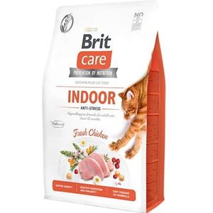 BRIT Care Grain Free Adult Indoor Antistress met kip 7 kg