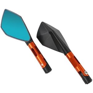 Motorfiets Achteruitkijkspiegels Achteruitkijkspiegel Voor Yamaha XVS950 XV1900 XVS1300 V-Star Virago Warrior Royal Star(Oranje)