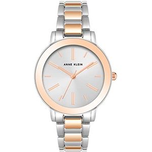 Anne Klein Dames armband horloge, Zilver/Rose Goud