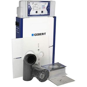 Geberit Wandeinbouw-spoelbak UP320 Kombifix, breedte 420 mm, hoogte 760 mm, 2-hoeveelheden spoeling, 1 stuk, GEB110300005