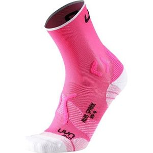 UYN Dames Runner's One Short Sokken, Neon Roze-Wit, 37|38