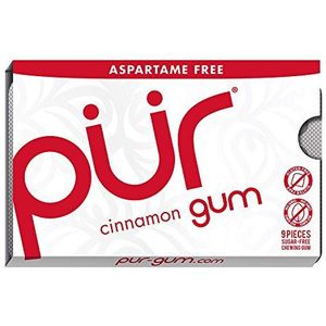 Pur Natural Cinnamon Gum Blister pack 9 Pieces