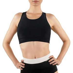 MYLILY Bustier bikini top dames los | Bikini top | Bikini tops voor dames | Zwarte bikini top | Sportbikini | Sportbikini dames | Sport bikinitop voor (XL)