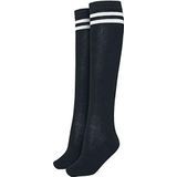 Urban Classics Ladies College Socks Kniekousen zwart-wit EU 36-39