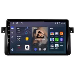 Android 12 Multimedia Stereo Video Speler Voor BMW E46 1998-2006 Ondersteunt Car-play Android Auto/Bluetooth/FM AM RDS DAB+ Radio/Stuurbediening(4 Core 1G+16G)