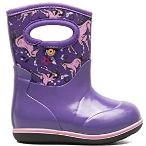 BOGS Uniseks kinderlaarzen Classic Boot Rubberlaarzen, Unicorn Awesome Print-Violet, Unicorn Awesome Print Violet, 10 Little Kid