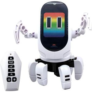 Bizak YCOO Octobot Elektronische robot voor kinderen, interactief speelgoed met beweging en geluid, met animaties en led-lampjes en dansen op het muziekritme, jongens en meisjes vanaf 5 jaar