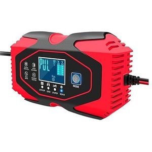 Automatische Acculader - 12V 24V - Smart Battery Charger - Rood