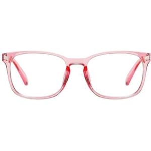 XYZ Eyewear Leesbril - Dames - Heren - Leesbrillen - Trendy - Lees bril - Leesbril met sterkte - Voordeel - Stijlvol - Met sterkte (Roze, Sterkte +3.50)