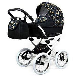 Kinderwagen 3in1 Retro Autostoeltje Buggy Isofix Nostalgica By Saintbaby Gold Deer 2in1 zonder autostoel