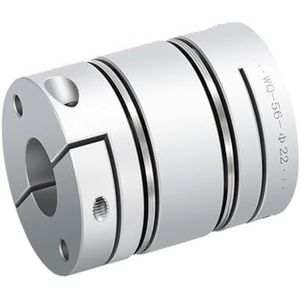 VPCPWTYZY D56×79mm aluminiumlegering dubbelmembraankoppeling - servomotor met hoog koppel en kogelomloopspindelconnector catholic(19X24)
