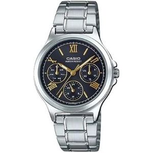 Casio Dames analoog digitaal automatisch horloge met armband S7233189, Meerkleurig, armband