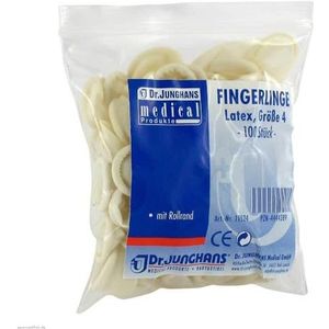 FINGERLINGE LATEX GR 4, 100 st. Vingerlingen