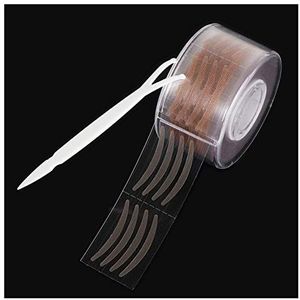 Jinggege 600 stks Onzichtbare vezel dubbele ooglid lift strips tape lijm stickers oog tapeeyelid tools make-up cosmetica (Color : 03 Mesh S)