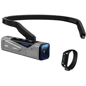 Videocamera Vlogcamera Recorder Videocamera Camcorder 4K Vlog-camera's Draagbaar, ingebouwde gimbalstabilisatie, for blog(Add U3 64G SD card,EP7 with remote)