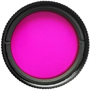 PVS14 Nachtzicht oculairfilter Bruin Paars Oranje Oculairlens Opofferingsvensterbeschermer Cover Geschikt for 30 mm lens (Color : Pink)