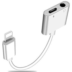 Hoofdtelefoon-adapter 3,5 m. Aux oplader voor iPhone 7 7 Plus 8 8 Plus X XS SXMax XR 11 11 Pro 11 Pro Max en 12 iPod
