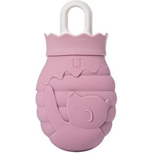 DieffematicRSD Warmwaterkruik Verwarming Siliconen Warmwaterkruik Warmwaterkruik Zak Met Gebreide Hoes Winter Hand Voetwarmer Warmwaterkruik (Color : Purple)