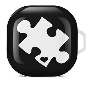 Autisme Awareness - Oordopjes Hoesje - Wit - Compatibel met Samsung