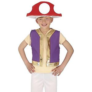 Natuur Groente & Fruit Kostuums | Beste Vriendje Van Mario Toad Kind Kostuum | 10-12 jaar | Carnaval kostuum | Verkleedkleding