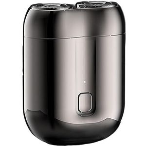 Elektrisch scheermes voor mannen, oplaadbare scheermesjes voor het gezicht, draagbare mini-baardtrimmer geschikt voor thuis, auto, reizen, cadeau voor papa vriend Tongfeng