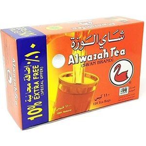ALwazah Thee - 100% Pure Ceylon Zwarte Thee - Nieuwe Blend (110 Zwarte Theezakjes)