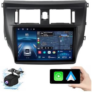 Android 14.0 2 Din Autoradio 9"" Touchscreen Auto Stereo voor Voleex Tengyi C30 2010-2012 met Draadloze Carplay Android Auto GPS navigatie AHD Omgekeerd beeld Stuurwielbediening(Black,P5(6G+128G))