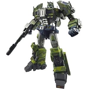 Transformbots Toys, STC-01 Camouflage Kleurafstemming, Rolling Thunder OptimumPrime Prime Beweegbare Puppet, Top Soldier Commander Uitgerust met Mecha, Vervormingsspeelgoed Model Hoogte 12in