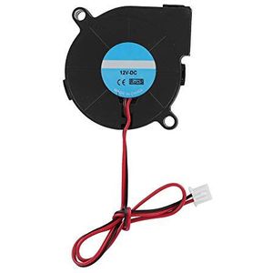 Turbo Blower Fan, Blower Fan, ABS 12 V / 24 V Turboventilator voor DIY-accessoires voor 3D-printer(12V)