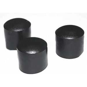Stoelpootkappen Metalen tafelpoten 4 stks/set 22 mm zwarte plastic meubelen stoelpootdoppen PVC plastic voetbeschermers