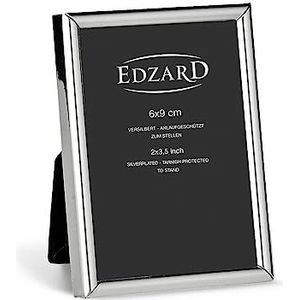 EDZARD Fotolijst Genua voor een foto van 6 x 9 cm, verzilverd, bestand tegen aantasting.