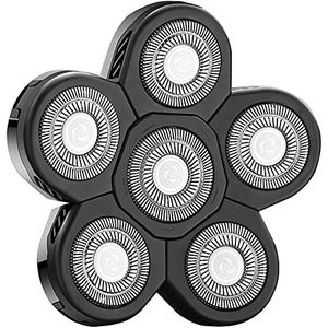 Elektrisch scheerapparaat vervangende kop 6 messen vervanging scheerapparaat hoofd mes 6 hoofden baard elektrisch scheermes hoofd