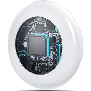 Sleutelvinder, compatibel met de Apple Find My app (alleen iOS) objectzoeker voor tassen, koffers, handtassen, bagage en huisdieren, verwisselbare batterij.