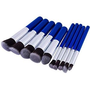 10 stks / partij make-up borstel gereedschap gezicht oogschaduw foundation make-up borstels schoonheid set blozen professionele kit gloednieuwe hete verkopen