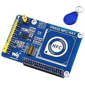 PN532 NFC HAT voor Raspberry Pi I2C / SPI/UART Interface Near Field Communication Ondersteunt diverse NFC/RFID-kaarten zoals MIFARE/NTAG2xx Raspberry Python/C, STM32