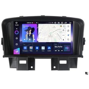 ZWCLSH Android 13 Dubbele Din Auto Stereo Compatibel met Chevrolet Cruze 2008-2014 met 7'' QLED Touchscreen Radio Ingebouwde Draadloze Carplay/Android Auto/GPS/BT 5.0/FM/AUX-in/SWC, 6NF