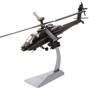 Vintage klassiekersvliegtuigen Schaal 1/72 AH-64A APACHE Helikopter Leger Gevechtsvliegtuigen Vliegtuig Volwassen Kinderen Speelgoed