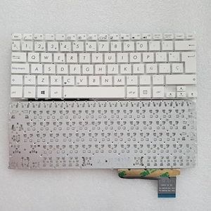 US/RU/UK/BR/SP/FR/Engels toetsenbord voor ASUS voor X201 X202 X201E TP200S S200 S200E x202e Q200 Q200E X205T X205TA laptoptoetsenbord(Blue)