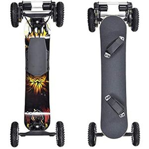 COYEUX 48 inch elektrisch skateboard, all-terrain cross-country skateboard, topsnelheid 40 km/u, 1650 W motor en afstandsbediening, 10 lagen esdoorndek met voetriem, draagvermogen 120 kg