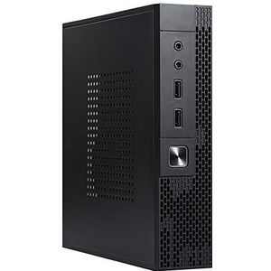 ITX Computerbehuizing TX02 Mini Desktopbehuizing Industriële Besturing HTPC-behuizing zwart 500006808