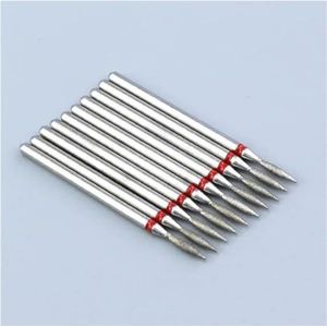 Nagel Boren Set voor Manicure, Diamant elektrische nagelboortjes for manicure en pedicure, 10 stuks, veelkleurig(T26-20)