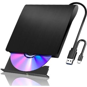 USB 3.0 C Externe CD/DVD RW-drive Leesbrander Draagbare dvd-speler Optische drives for laptop-pc Windows 11 10 Linux OS Mac