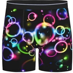 GRatka Boxer slips, heren onderbroek Boxer Shorts been Boxer Slips grappig nieuwigheid ondergoed, regenboog bubbels, zoals afgebeeld, XL