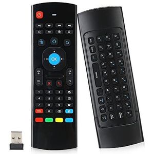 Afstandsbediening, draadloze externe muis MX3 2.4G Draadloze luchtvliegmuis Bewegingsdetectie infraroodafstandsbediening voor tv-pc