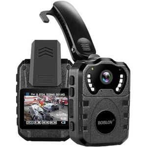 Mini Body Cameram, Mini-lichaamscamera Full HD 1080P Politiecamera Digitale video-opname Camcorder Microcamera Groothoek kleine camera voor Pet Walking, Werk, Reizen(Built in 32GB)