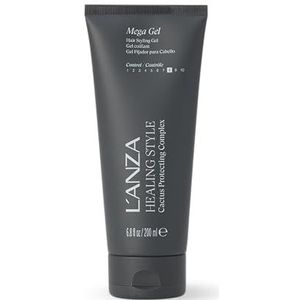 L’ANZA Healing Style - Mega Gel - Strong Hold Effect, Verzorging, Fris, Alcoholvrij, Keratine, UV Bescherming (200 ml)