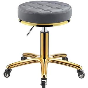 WYUYIWH Ronde Rolling Kruk Stoel Verstelbare Kruk Kantoor Salon Tattoo Keuken Massage Werk Hoogte Verstelbare Draaibare Kruk