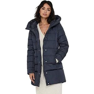 ONLY Onlnewlina Puffer Coat OTW Quilted Jacket voor dames, verpakking van 2 stuks, Blue Graphite., S