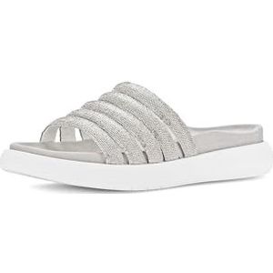 Gabor Slippers - Zilverkleur - Plateauhak - Best Fitting Uitrusting