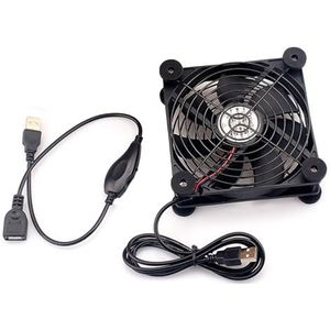Shntig 120mm 5V USB Fans 2000RPM Grote Ventilator die voor de Computer van de Routerdoos en Andere Elektronika koelen